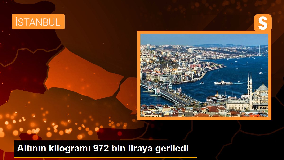 Altının kilogramı 972 bin liraya geriledi