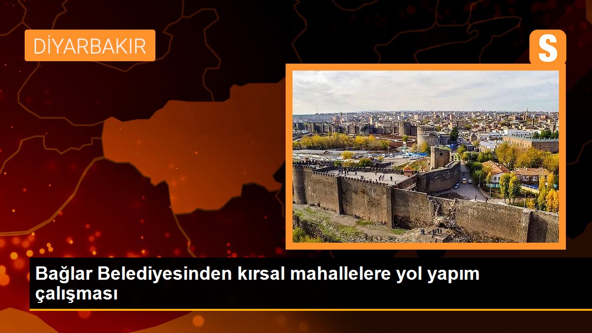 Bağlar Belediyesinden kırsal mahallelere yol üretim çalışması