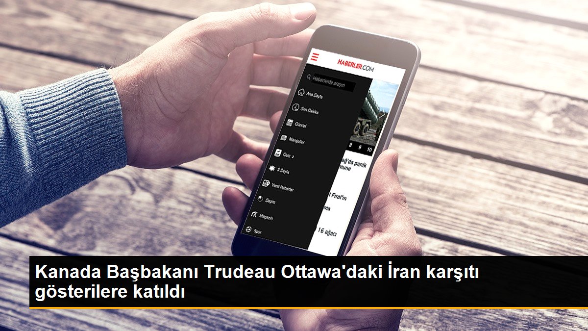 Kanada Başbakanı Trudeau Ottawa’daki İran aykırısı şovlara katıldı