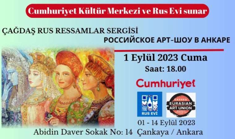 Ankara CKM’de Rus ressamların eserleri sergilenecek