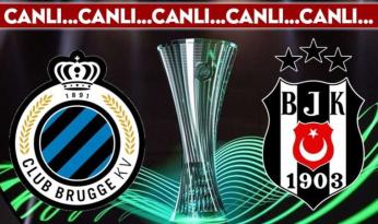 CANLI ANLATIM: Club Brugge 1-1 Beşiktaş