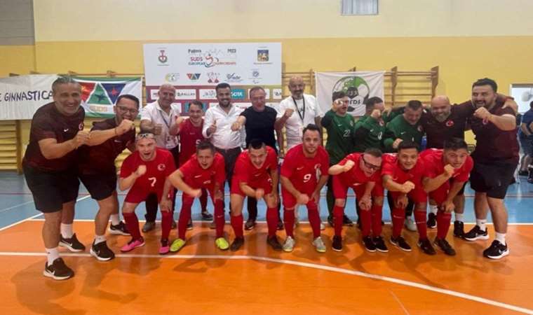 Down Sendromlu Futsal Milli Takımı, Avrupa Şampiyonası’nda finalde!